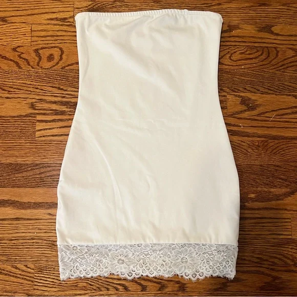 crochet dress white White Crochet Lace Mini Dress
